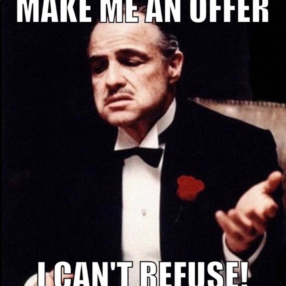 Any reasonable offer accepted! 😊😊!